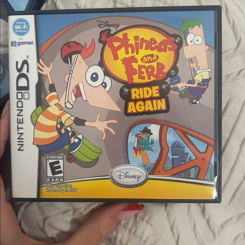 Nintendo DS Phineas and Ferb ride again Game Cartridge